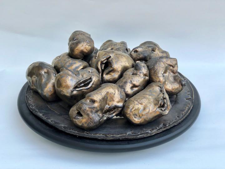 Brons.10.4 de aardappels eten diameter 40cm prijscode *****